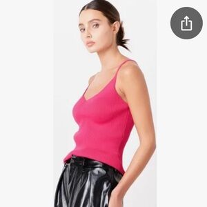 Grey Lab Fuchsia Knit Camisole